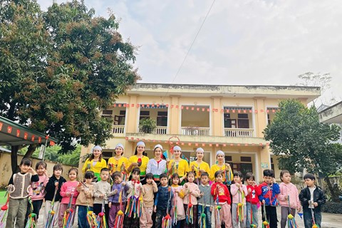 Trường mầm non An Phú A trong Công tác bảo tồn, gìn giữ di sản văn hóa phí vật thể trò chơi dân gian